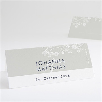 Tischkarte Hochzeit blühender zweig