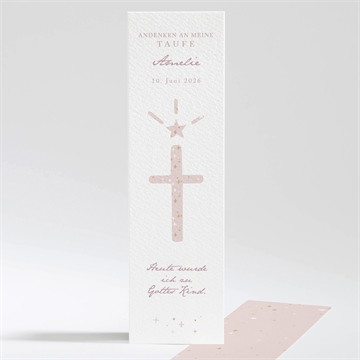 Andenken Taufe rosa licht