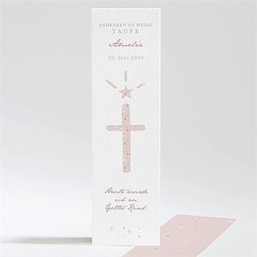Andenken Taufe Rosa Licht