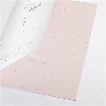 Kirchenheft Taufe Rosa Licht - vue 2