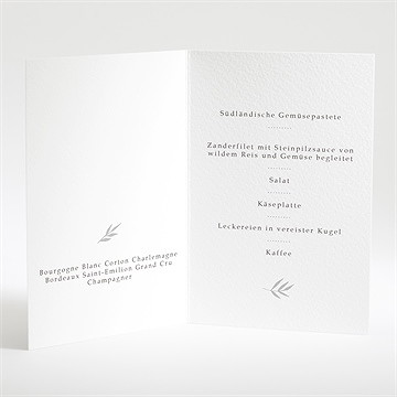 Menükarte Taufe foto mosaik - Intérieur du menu