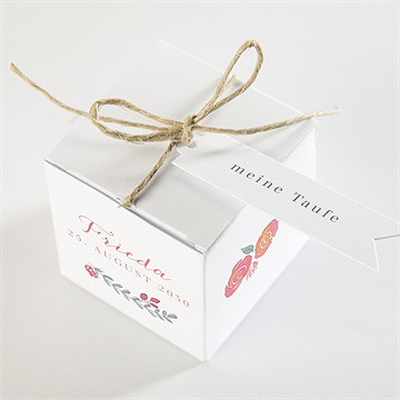 Geschenkbox Taufe rosenkranz - vue 3