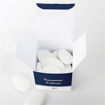 Geschenkbox Hochzeit Schick In Blau - vue 4