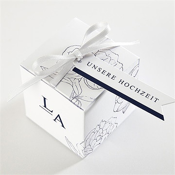 Geschenkbox Hochzeit Pfingstrose - vue 3