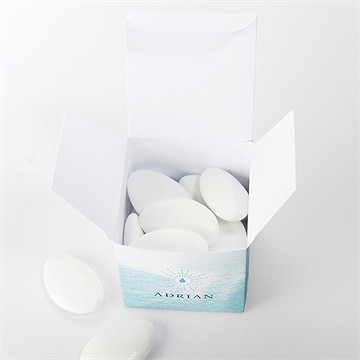 Geschenkbox Taufe wassertropfen - vue 4