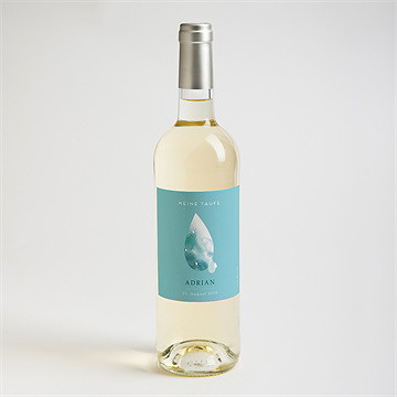 Flaschenetikett Taufe Wassertropfen - Vue 2