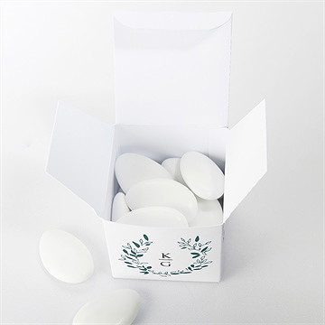 Geschenkbox Hochzeit Blätterkranz Mit Farbenspiel - vue 4