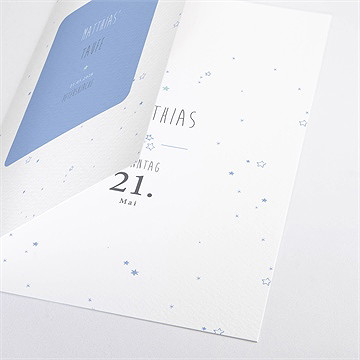 Kirchenheft Taufe Unser Star Blau - vue 2