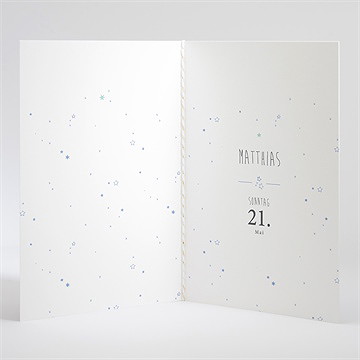 Kirchenheft Taufe Unser Star Blau - vue 3