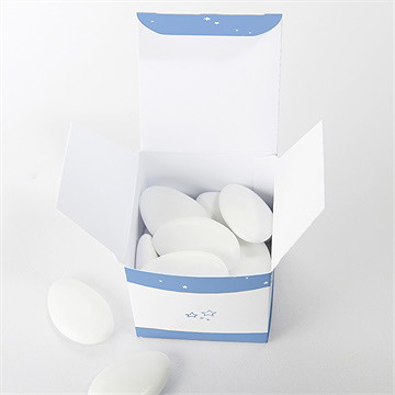 Geschenkbox Taufe unser star blau - vue 4