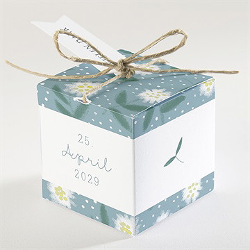 Geschenkbox Taufe gänseblümchen - vue 2
