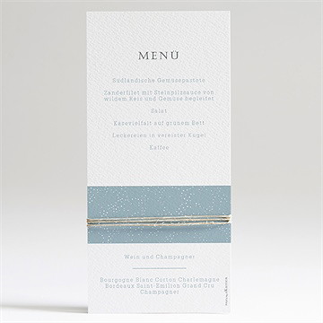 Menükarte Taufe gänseblümchen - Vue 2