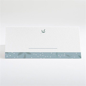 Tischkarte Taufe gänseblümchen - Dos du marque-place