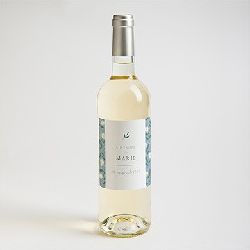 Flaschenetikett Taufe Gänseblümchen - Vue 2