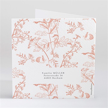 Einladung Taufe vintage natur - vue 4