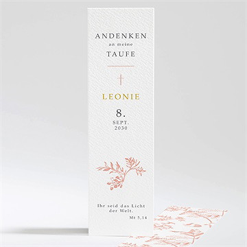 Andenken Taufe vintage natur