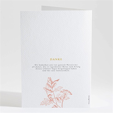 Kirchenheft Taufe Vintage Natur - Vue 4