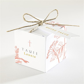 Geschenkbox Taufe vintage natur