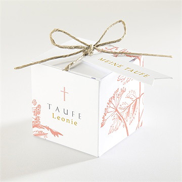 Geschenkbox Taufe vintage natur