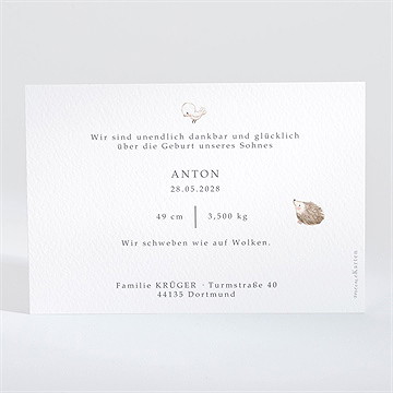 Geburtskarte Freundschaft - Vue 2