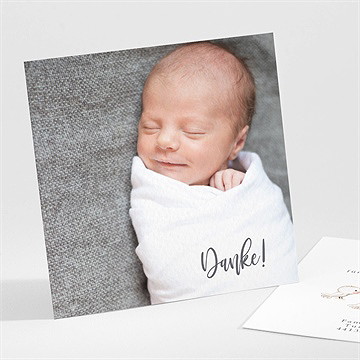 Dankeskarte Geburt Freundschaft