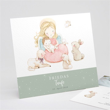 Einladung Taufe segen - schachtel