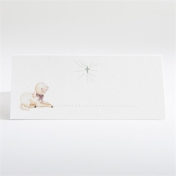 Tischkarte Taufe segen - Dos du marque-place