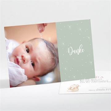 Dankeskarte Taufe segen - schachtel