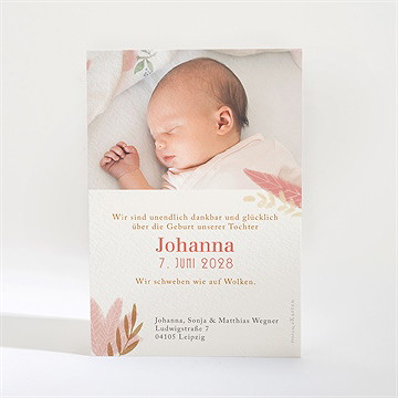 Geburtskarte Herbst - Vue 2