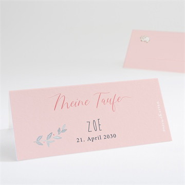 Tischkarte Taufe Lullaby