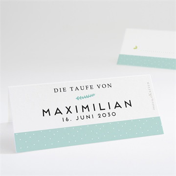 Tischkarte Taufe Mein rehkitz