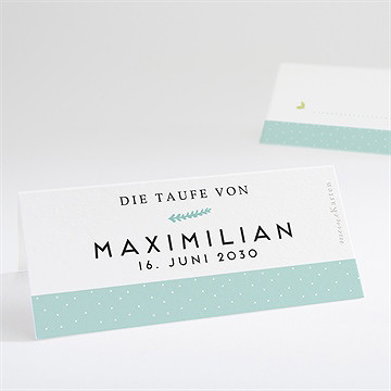 Tischkarte Taufe mein rehkitz