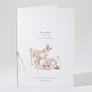 Kirchenheft Taufe zarte illustration