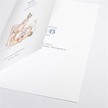 Kirchenheft Taufe Zarte Illustration - Vue 2