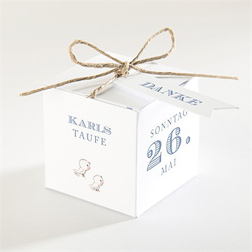 Geschenkbox Taufe zarte illustration