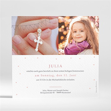 Einladung Kommunion meine erste kommunion - Vue 2