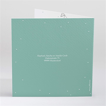 Einladung Kommunion kommunionsfeier in mintgrün - vue 4