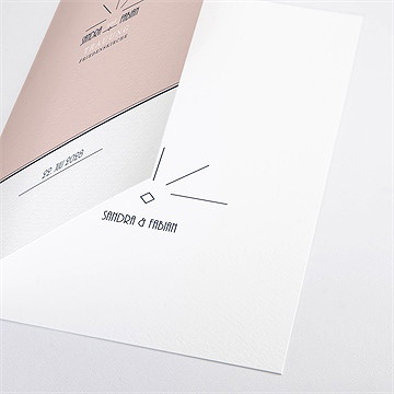 Kirchenheft Hochzeit art-déco design - Vue 2