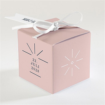 Geschenkbox Hochzeit Art-Déco Design - Vue 2