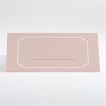 Tischkarte Hochzeit Art-Déco Design - Vue 2