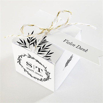 Geschenkbox Hochzeit Retro Chic - Sicht 3