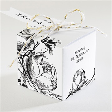 Geschenkbox Hochzeit Kamelie - Sicht 2