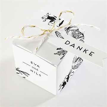 Geschenkbox Hochzeit Kamelie - Sicht 3