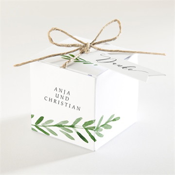 Geschenkbox Hochzeit feiner lorbeer