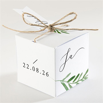 Geschenkbox Hochzeit feiner lorbeer - vue 2