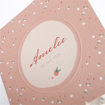 Geburtskarte Baumwolle - vue 2