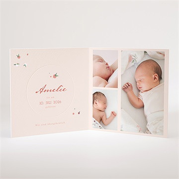 Geburtskarte Baumwolle - vue 3