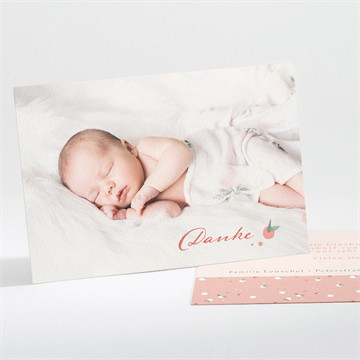 Dankeskarte Geburt Baumwolle
