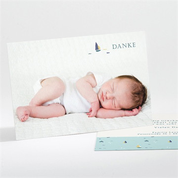 Dankeskarte Geburt Segeln