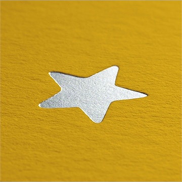 Geburtskarte Kleiner Stern - Sicht 2